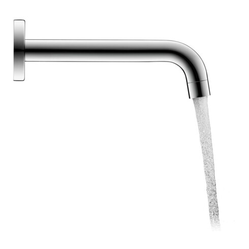 Duravit Bec de baignoire No. 1 Sortie 198 mm, DN 15, ros. rond, chrome brillant
