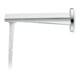 Duravit Bec de baignoire Tulum Déport 171 mm, rosace ronde, chrome-1