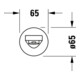 Duravit Bec de baignoire Tulum Sortie 171 mm, rosace ronde, noir mat