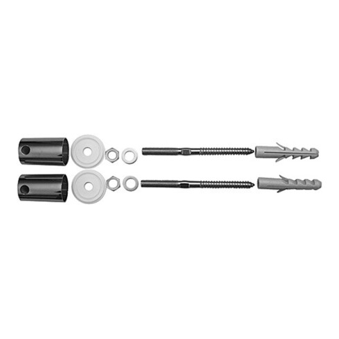 Duravit Befestigung 140x80mm, d= 10mm, chrom