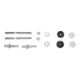 Duravit Befestigung 170x125mm, d= 10mm, Abdeckkappen, chrom-1
