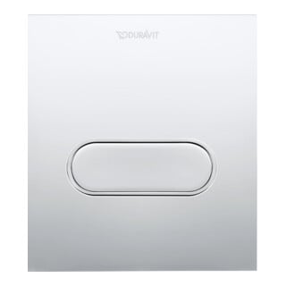 Duravit Betätigungsplatte A1 DuraSystem 13,1x15cm, Kunststoff, chr hgl, für Urinal