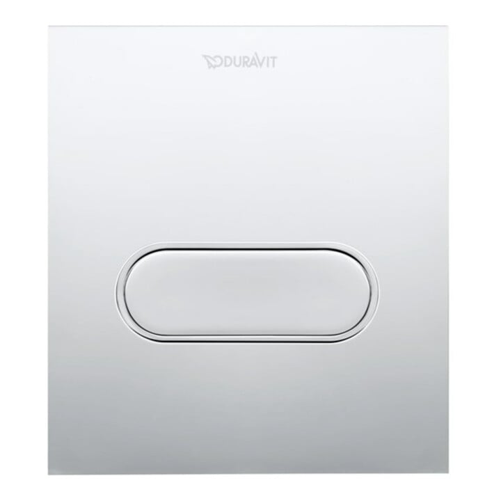 Duravit Betätigungsplatte A1 DuraSystem 13,1x15cm, Kunststoff, chr hgl, für Urinal