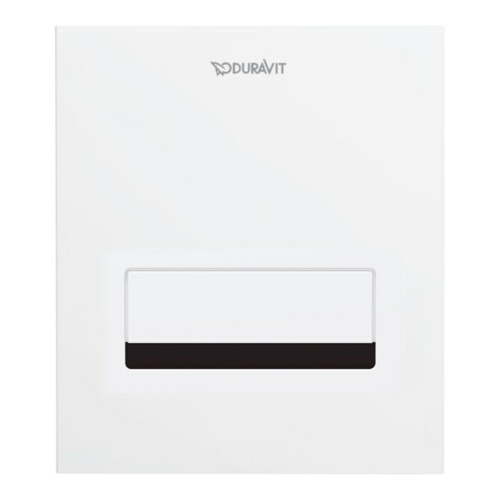 Duravit Betätigungsplatte A2 DuraSystem 13x15cm, Batt., f Uri., Zinkdr.g, weiß