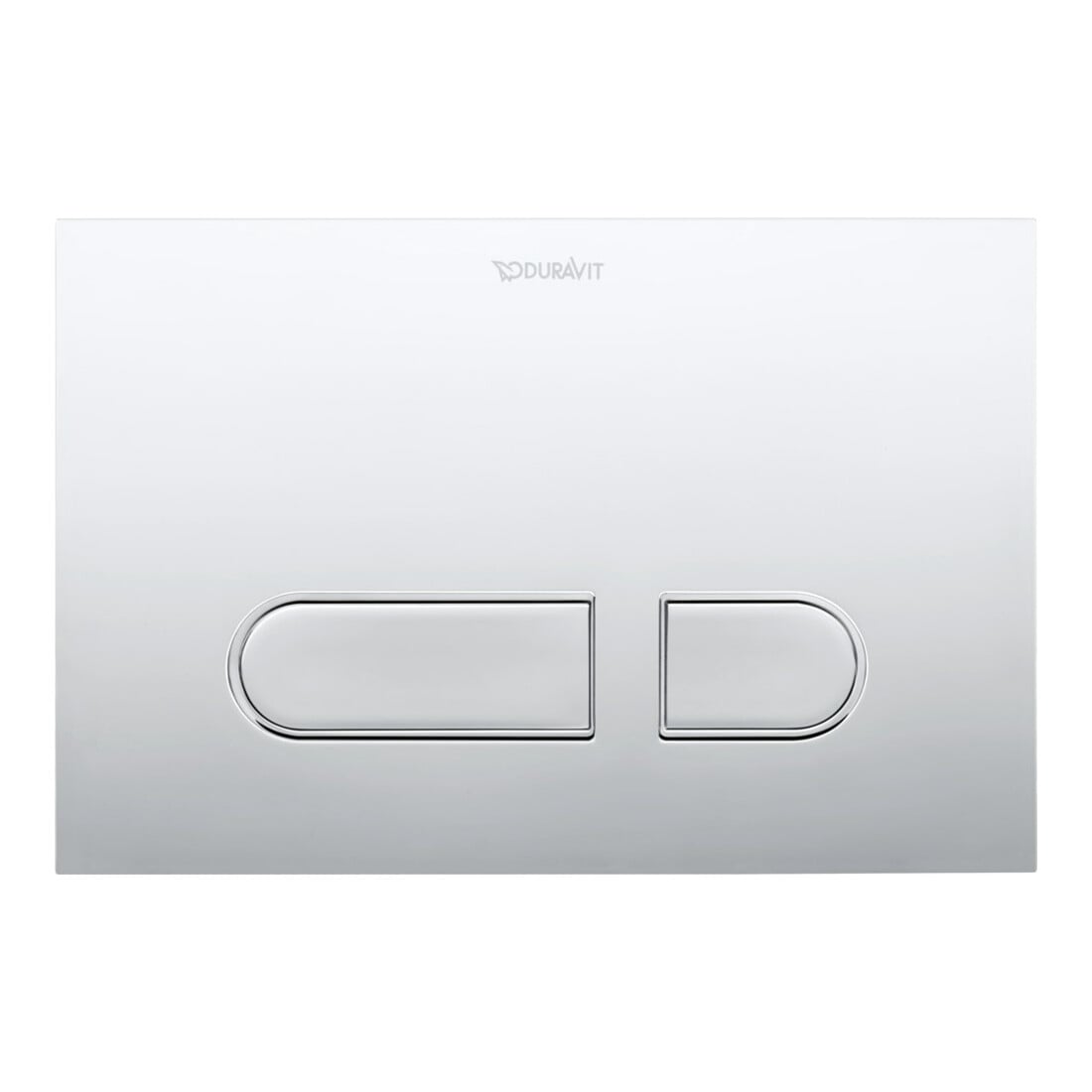 Duravit Betätigungsplatte DuraSystem 21,7x14,7cm, Kunststoff chr hgl, für WC