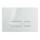 Duravit Betätigungsplatte DuraSystem 23x15,7cm, Glas weiß, für WC-1
