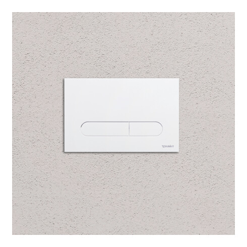Duravit Betätigungsplatte DuraSystem aufgeset., mech., für WC Bet 100, weiß