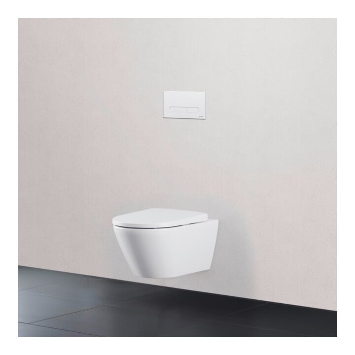 Duravit Betätigungsplatte DuraSystem aufgeset., mech., für WC Bet 100, weiß