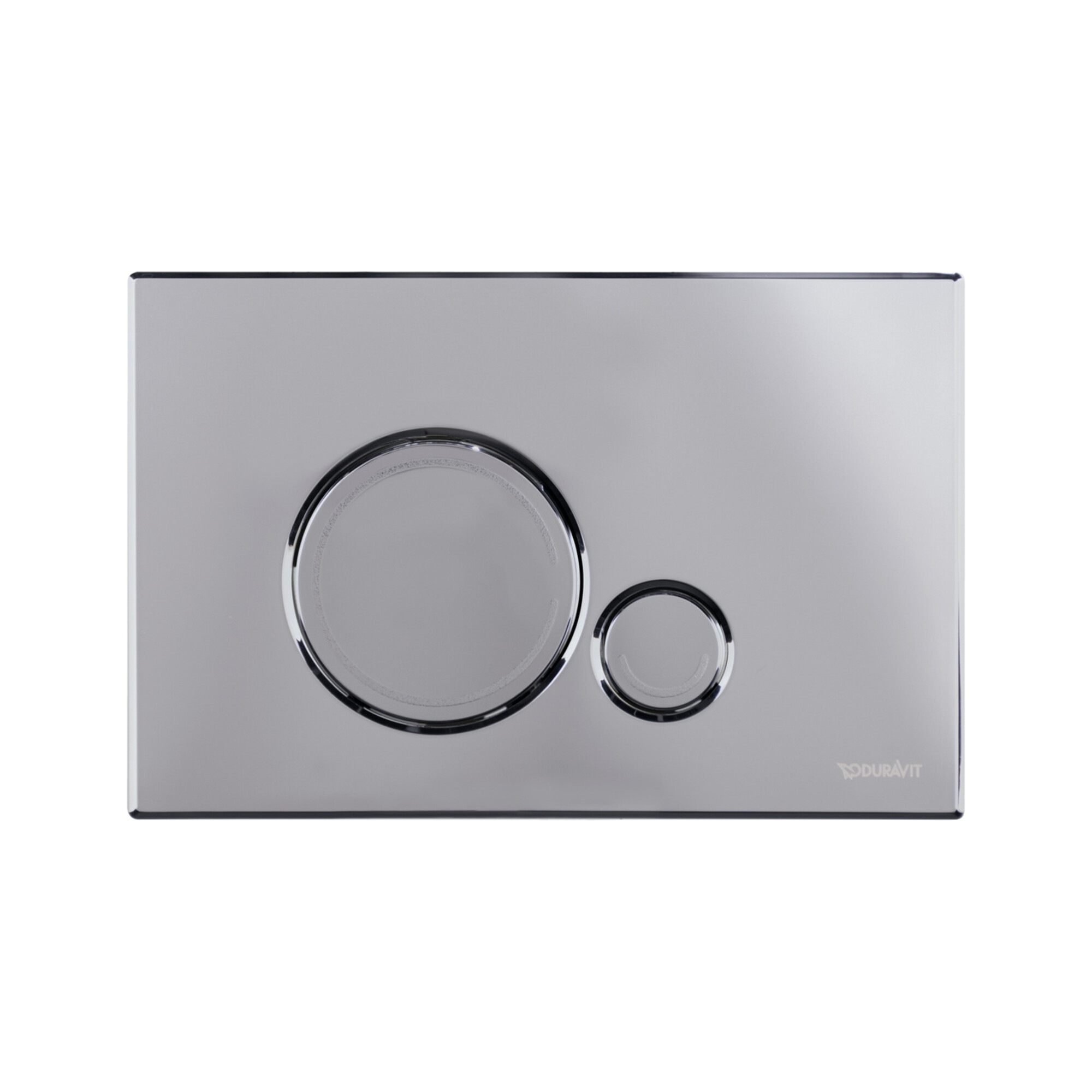 Duravit Betätigungsplatte DuraSystem aufgesetzt, für WC Beta, chrom hochglanz