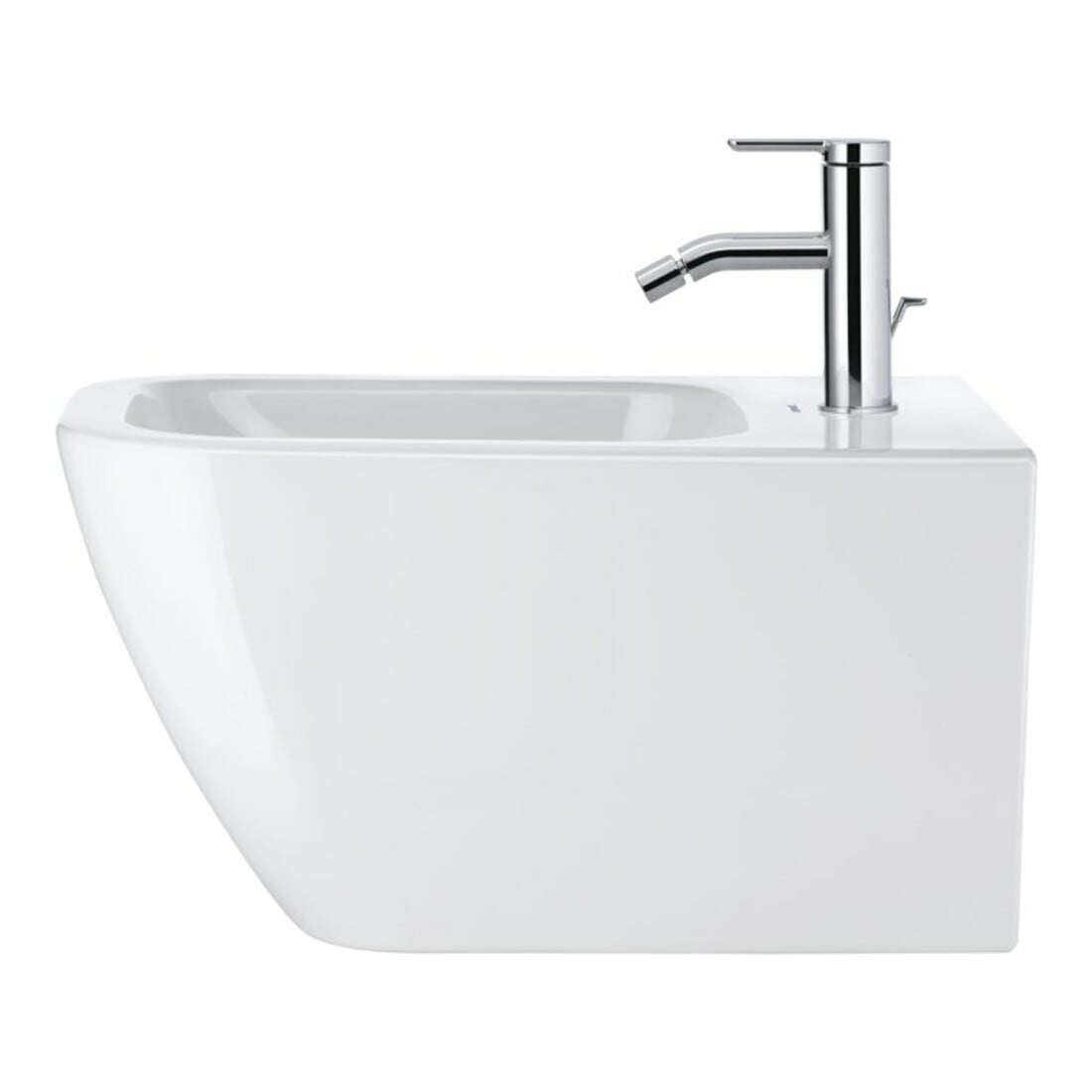 Duravit Bidet-Einhebelmischer C.1 Ausl. 121mm, m Zugst.-Ablaufgarn., chrom