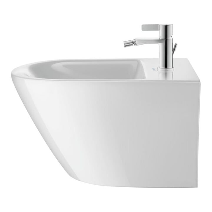 Duravit Bidet-Einhebelmischer D-Neo m Zugst.-Ablaufgarn., Ausl. 125mm, chrom