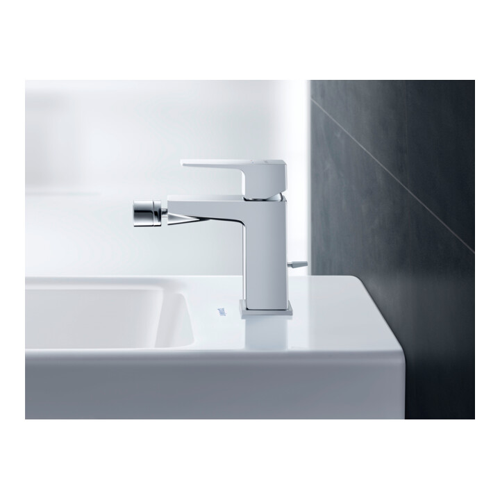 Duravit Bidet-Einhebelmischer Manhattan Ausladung 128mm, chrom