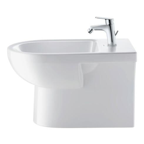 Duravit Bidet-Einhebelmischer No. 1 m Zugst.-Ablaufgarn., Ausl. 123mm, chrom