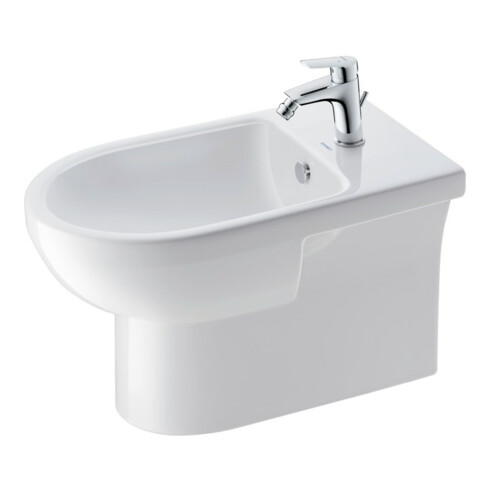 Duravit Bidet-Einhebelmischer No. 1 m Zugst.-Ablaufgarn., Ausl. 123mm, chrom