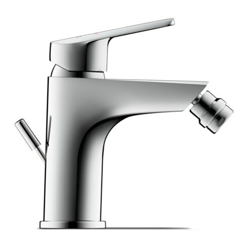 Duravit Bidet-Einhebelmischer No. 1 m Zugst.-Ablaufgarn., Ausl. 123mm, chrom