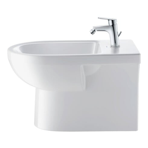 Duravit Bidet-Einhebelmischer No. 1 m Zugst.-Ablaufgarn., Ausl. 123mm, chrom
