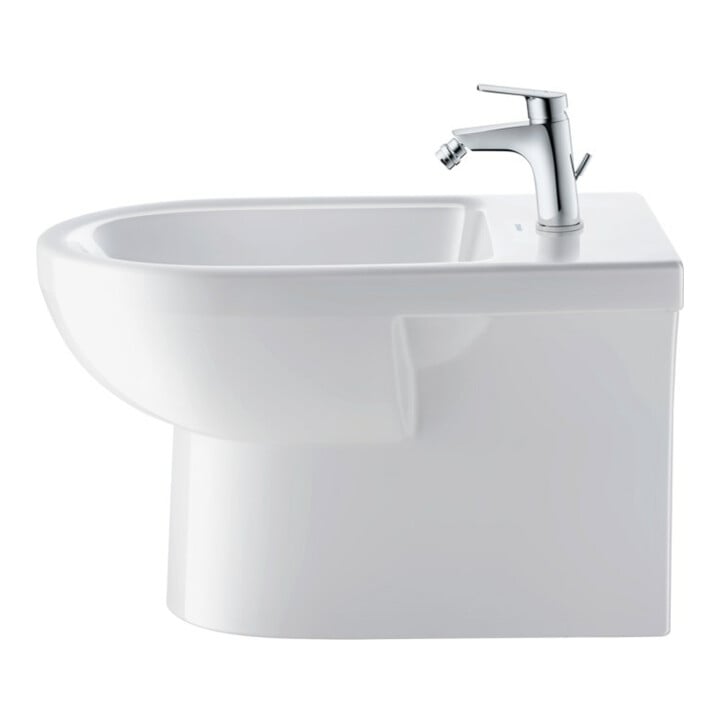 Duravit Bidet-Einhebelmischer No. 1 m Zugst.-Ablaufgarn., Ausl. 123mm, chrom
