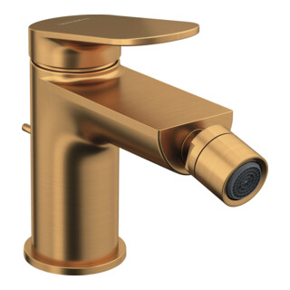 Duravit Bidet-Einhebelmischer Wave A 128mm, m Zugstg. Abl.garn, bron geb.