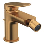 Duravit Bidet-Einhebelmischer Wave A 128mm, m Zugstg. Abl.garn, bron geb.