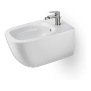 Duravit Bidet-Einhebelmischer Wave Ausl. 128mm, m Zugstg. Abl.garn, ES geb.-4