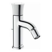 Duravit Bidet-Einhebelmischer White Tulip m Zugst.-Ablaufgarn., Ausl. 111mm, chrom