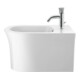 Duravit Bidet-Einhebelmischer White Tulip m Zugst.-Ablaufgarn., Ausl. 111mm, chrom-2