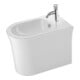 Duravit Bidet-Einhebelmischer White Tulip m Zugst.-Ablaufgarn., Ausl. 111mm, chrom