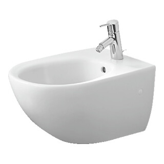 Duravit Bidet mural Architec 36,5x58 cm, avec trop-plein, blanc