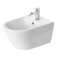 Duravit Bidet mural D-Code 36x54 cm, avec trou robinet, trop-plein, blanc-1