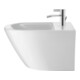 Duravit Bidet mural D-Neo 37x54 cm, avec robinetterie, trop-plein, trou robinet, blanc-2