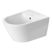 Duravit Bidet mural D-Neo 37x54 cm, avec robinetterie, trop-plein, trou robinet, blanc-4