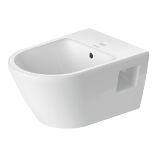 Duravit Bidet mural D-Neo 37x54 cm, avec trop-plein, trou robinet, blanc