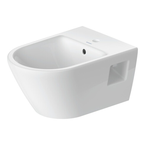 Duravit Bidet mural D-Neo 37x54 cm, avec trop-plein, trou robinet, blanc