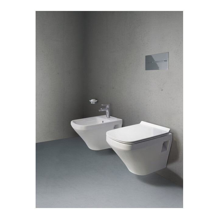 Duravit Bidet mural DuraStyle 37x54 cm, avec trop-plein, trou de robinet, blanc