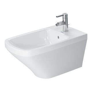 Duravit Bidet mural DuraStyle 37x62 cm, avec trop-plein, trou mitigeur, blanc