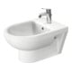 Duravit Bidet mural No. 1 37x54 cm, avec trop-plein, tablette robinet, blanc-1