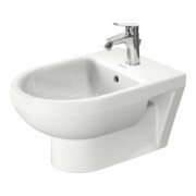 Duravit Bidet mural No. 1 37x54 cm, avec trop-plein, tablette robinet, blanc