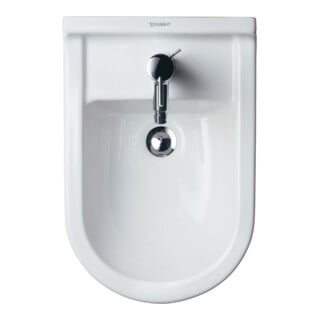 Duravit Bidet mural Starck 3 35,5x54 cm, avec trop-plein, trou robinet, blanc