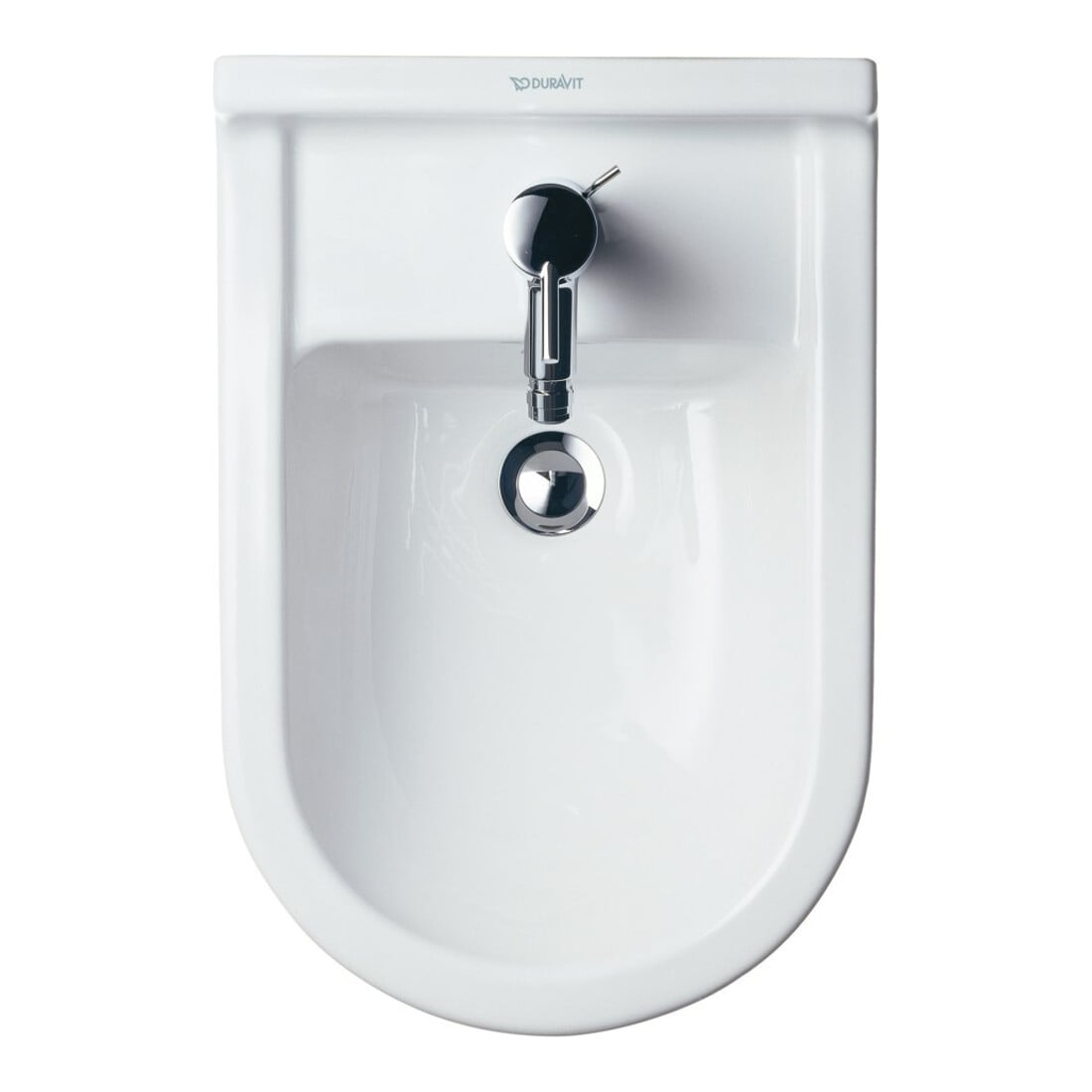 Duravit Bidet mural Starck 3 36,5x54 cm, avec trop-plein, plage robinet, blanc