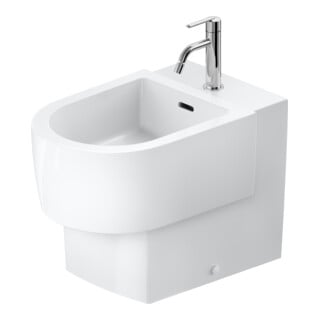 Duravit Bidet sur pied Balcoon 37x57 cm, avec robinet, blanc brillant