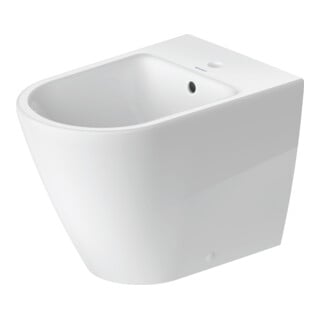 Duravit Bidet sur pied D-Neo 37x58 cm, avec trop-plein, trou robinet, blanc