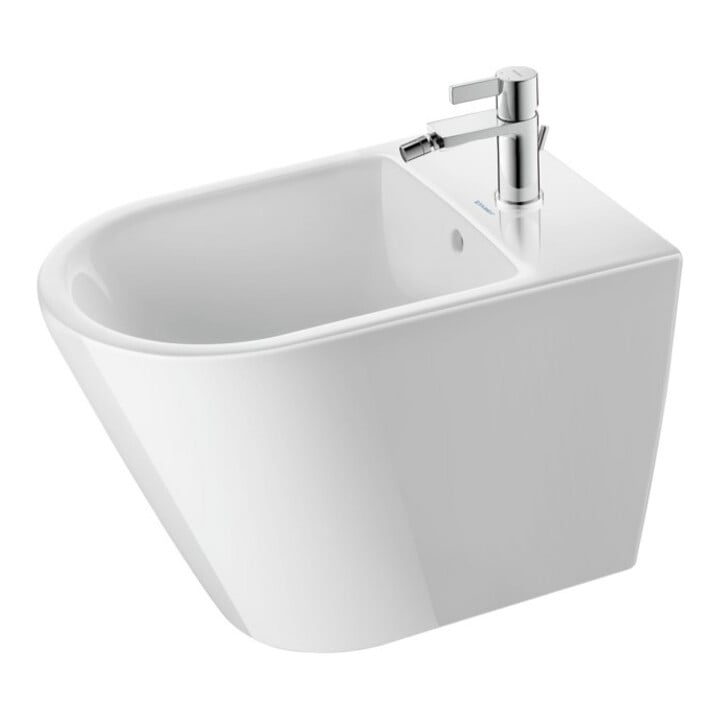 Duravit Bidet sur pied D-Neo 37x65 cm, avec HL, UL, plan robinet, blanc