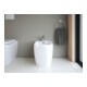 Duravit Bidet sur pied Qatego 39x60 cm, avec trou robinet, blanc brillant