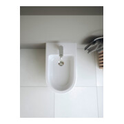 Duravit Bidet sur pied Qatego 39x60 cm, avec trou robinet, blanc brillant-4