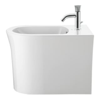 Duravit Bidet sur pied White Tulip 37x58 cm, avec trop-plein, percé, blanc