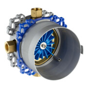 Duravit Bluebox 3/4", corps encastré UP, avec pré-vanne, installation 75-105 mm