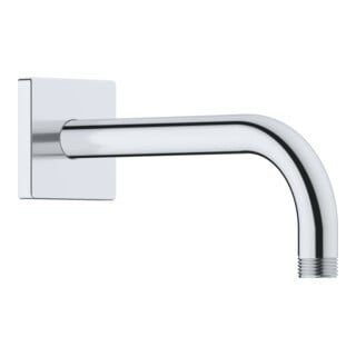 Duravit Bras de douche 210 mm, chromé, coudé, fixation murale, rosace carrée