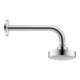 Duravit Bras de douche 210 mm, chromé, coudé, montage mural, rosace ronde-5