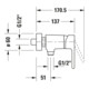 Duravit Brause-Einhebelmischer B.2 AP, Wandmontage, chrom-4