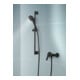Duravit Brause-Einhebelmischer D-Code AP, Keramikmischsystem, schwarz matt